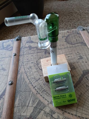Customer photo review of Ooze Splash Guard Ceramic Coils Dual Titanium 3 Pack