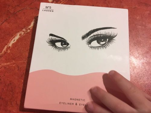 Customer photo review of Kishi Magnetic Lashes Kit - 2 pairs included