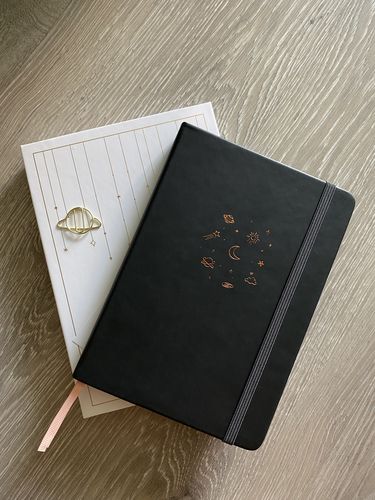 Customer photo review of Tsuki 'Night time' Limited Edition Bullet Journal ☾