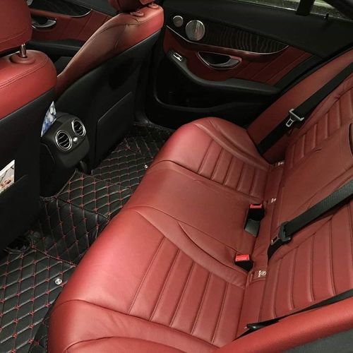 Customer photo review of Autoteppich Schwarz/Rot