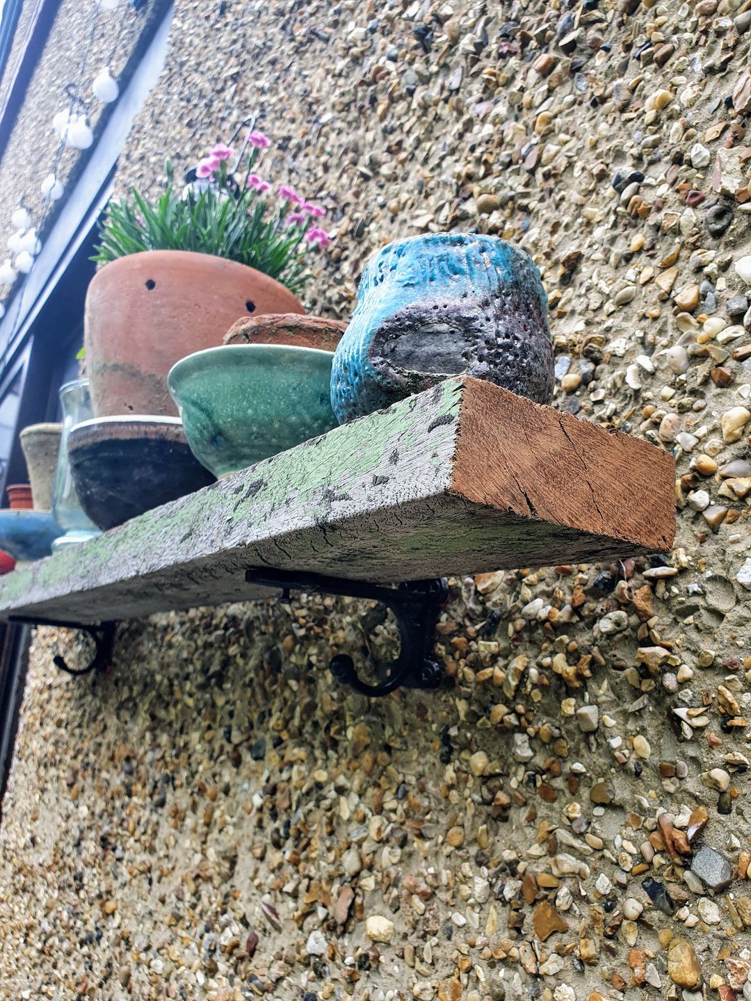 Customer photo review of 4 Inch Chiltern Cast Iron Shelf Bracket