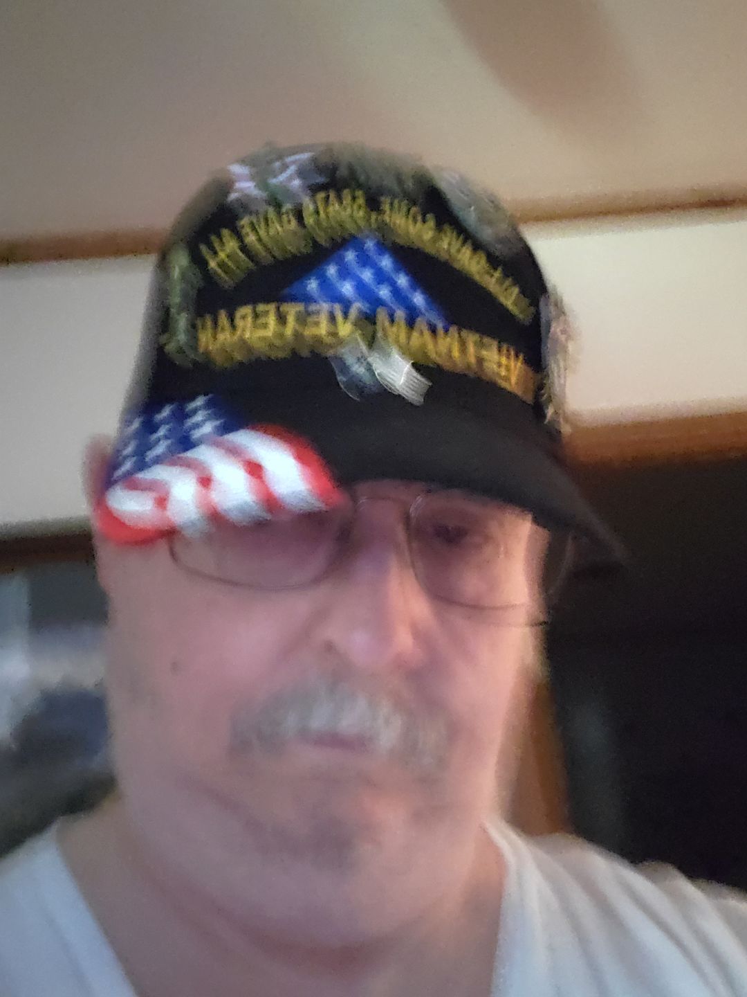 Customer photo review of US Air Force Veteran Pin