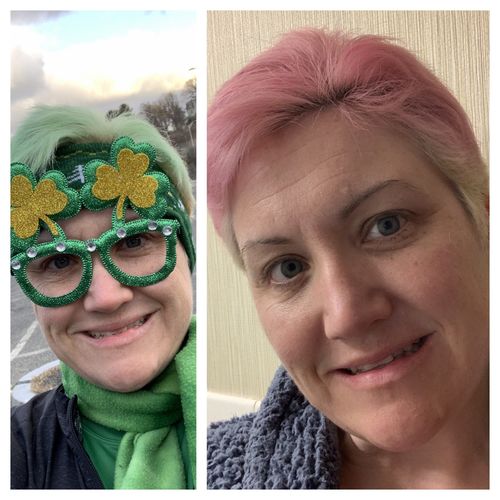 Customer photo review of Hair Color Wax