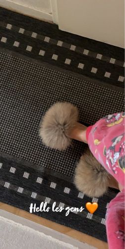 Customer photo review of Kitsune® "Fur Slides"