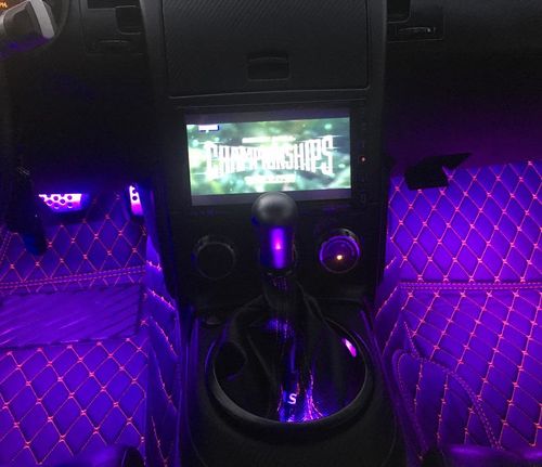 Customer photo review of Autoteppich  Lila