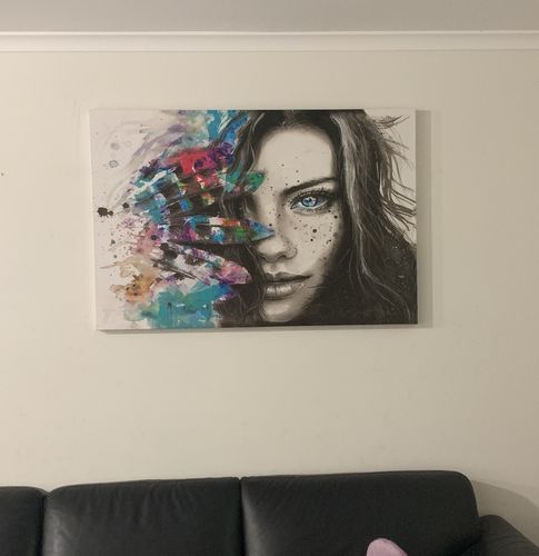 Customer photo review of Permissive Gaze - Canvas Print ART - CN206 - 80x120cm