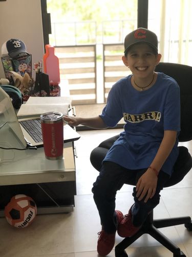 Customer photo review of Playera "ARRE" Hombre Azul - Charristics