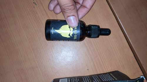 Customer photo review of The Beard Growth Oil