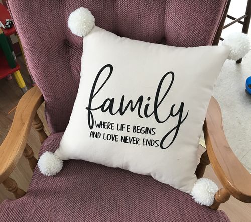 Customer photo review of Mesh Stencil - Do as the Lord - 8.5 x 11