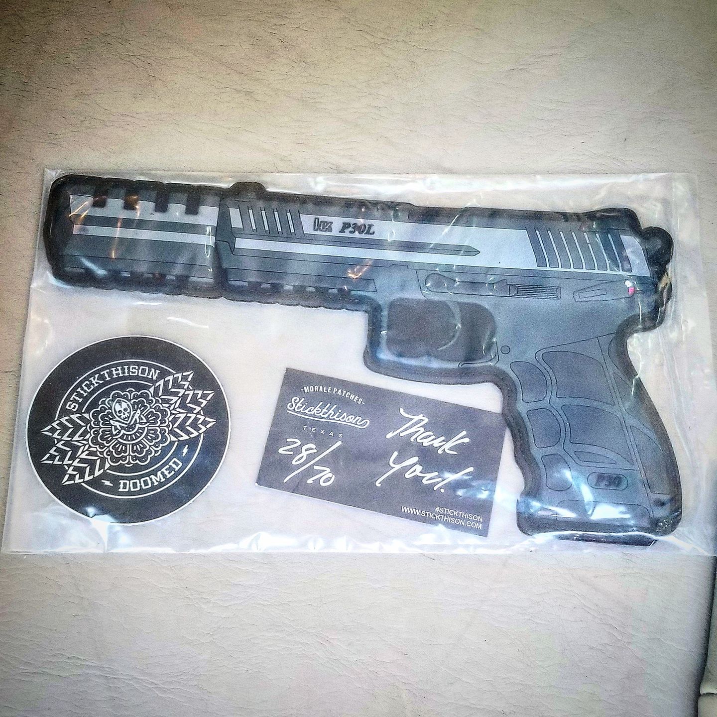 Customer photo review of John Wick HK P30 Patch *Limited*