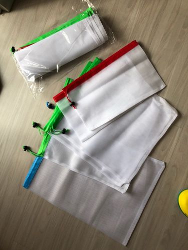 Customer photo review of Eco Friendly Reusable Produce Bags (Set of 12)