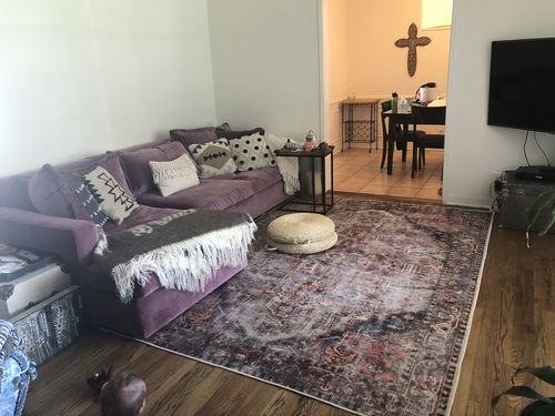 Customer photo review of The Rug Collective­™ Distressed Vintage Derya Multi Area Rug
