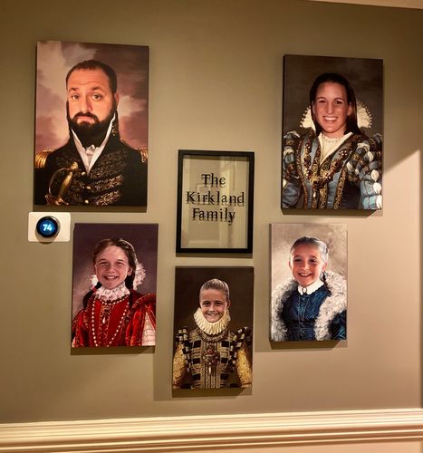 Customer photo review of The Queen of Roses - Custom Canvas