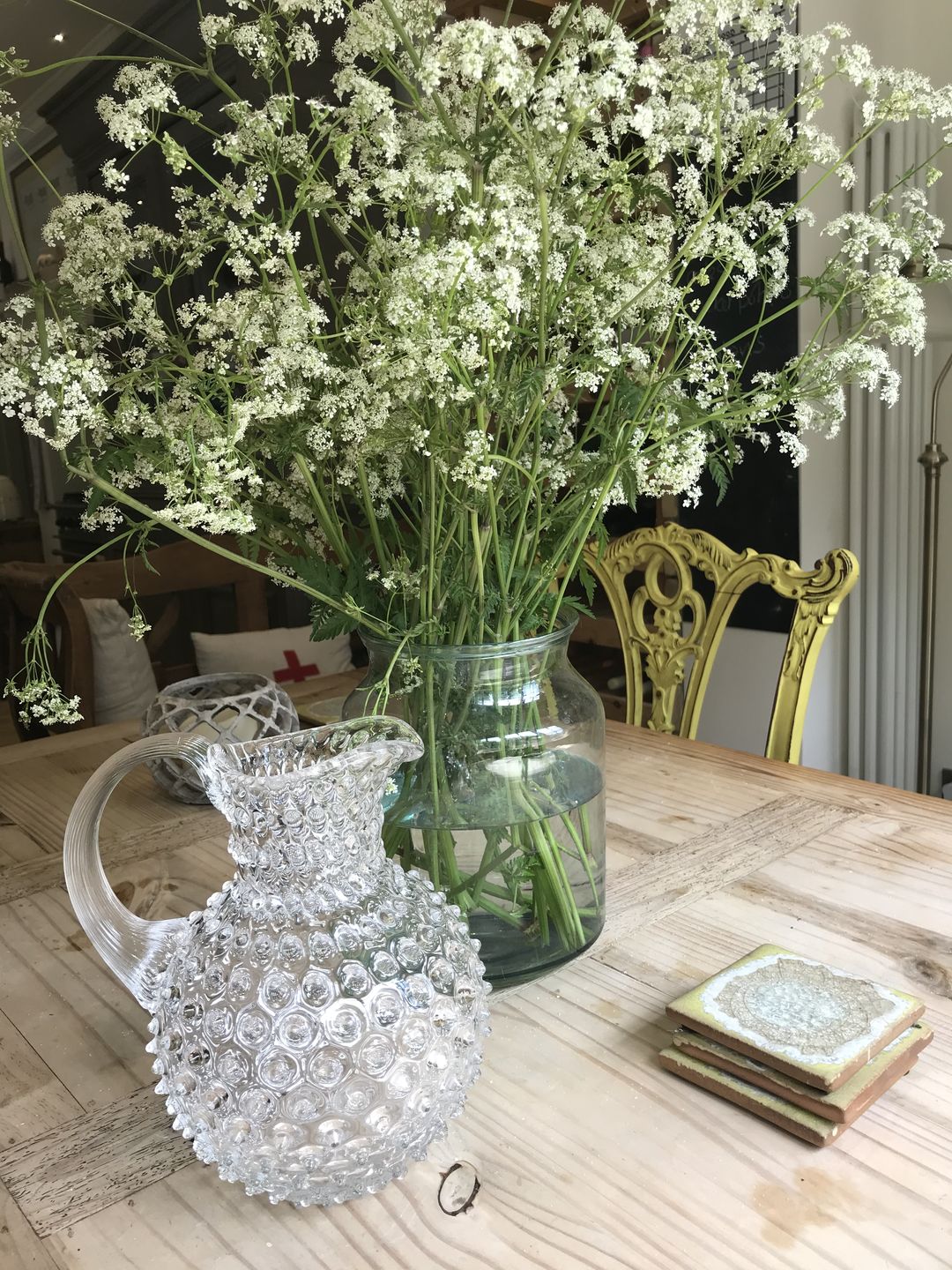 Customer photo review of Crystal Hobnail Jug