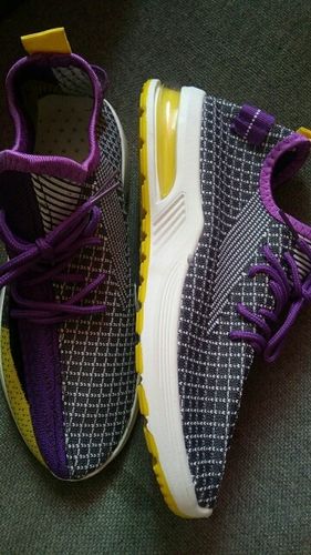 Customer photo review of Shockproof Lace Up Breathable Sneakers