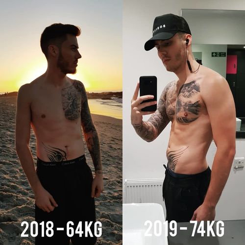 Customer photo review of Mass Gainer Protein Powder Vanilla