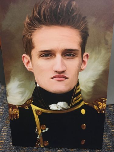 Customer photo review of The Admiral - Custom Canvas