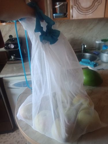 Customer photo review of Eco Friendly Reusable Produce Bags (Set of 12)