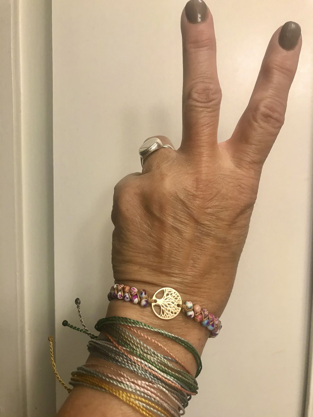 Customer photo review of Tree of Life Protection Bracelet