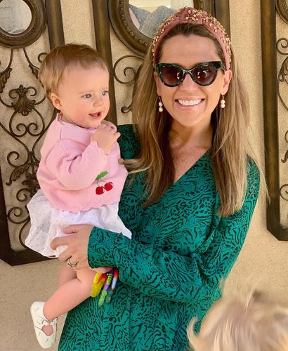 Customer photo review of MAUVE MULTI MIXED CRYSTAL HEADBAND