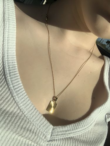 Customer photo review of Zelda Necklace