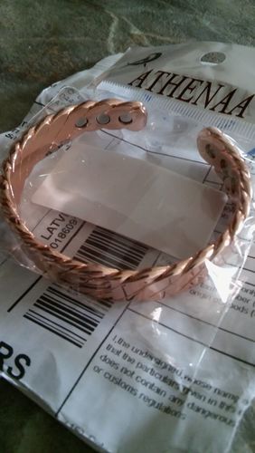 Customer photo review of Bracelet Cuivre  Adroa Africain