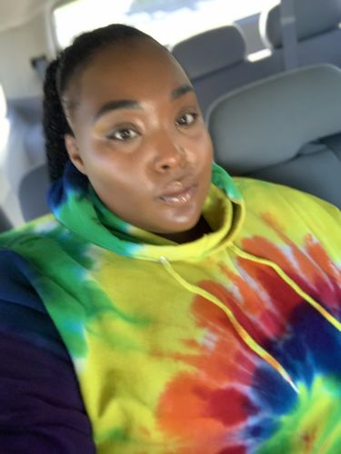 Customer photo review of Unbranded. "Lights Out" Tie Dye Hoodie