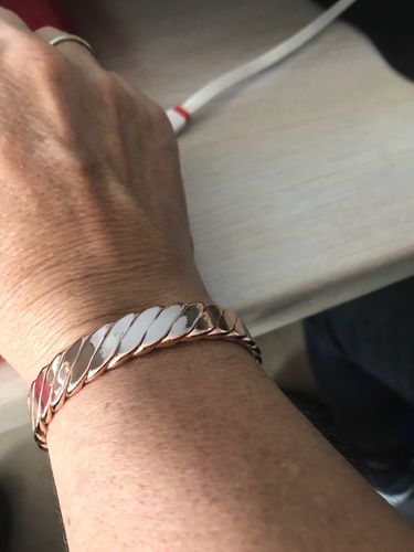 Customer photo review of Bracelet Cuivre  Adroa Africain