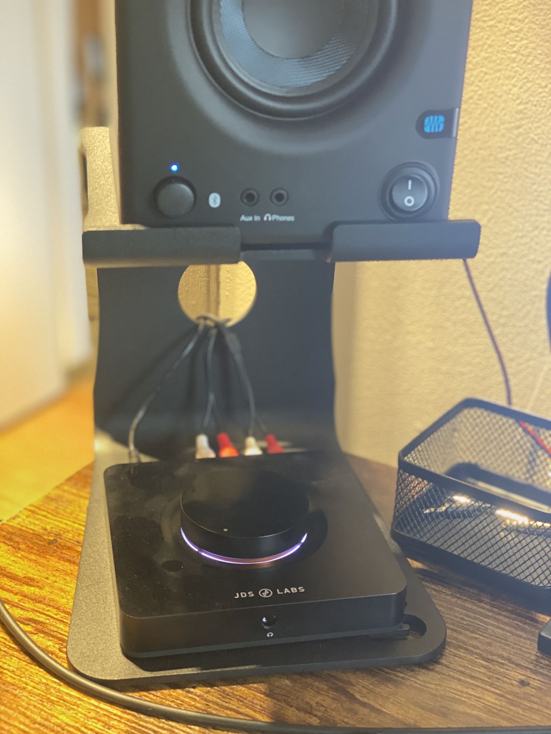 Customer photo review of SOUNDRISE PRO Studio Monitor Stands 9" | Made in USA | Pair