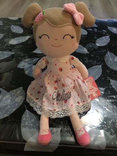 Customer photo review of Personalized Gloveleya Spring Girl Doll With Gift Bag - 5 Colors