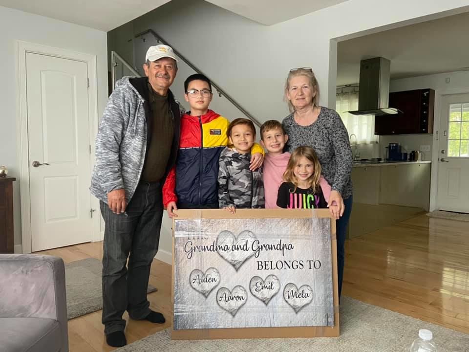 Customer photo review of Personalized "This Grandma Belongs To" Premium Canvas