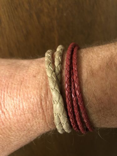 Customer photo review of Taupe Vegan Double