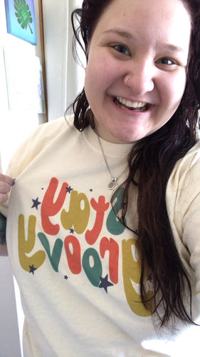 Customer photo review of Stay Groovy Shirt
