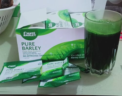 Customer photo review of Sante Pure Barley 30 SACHETS 90GRAMS