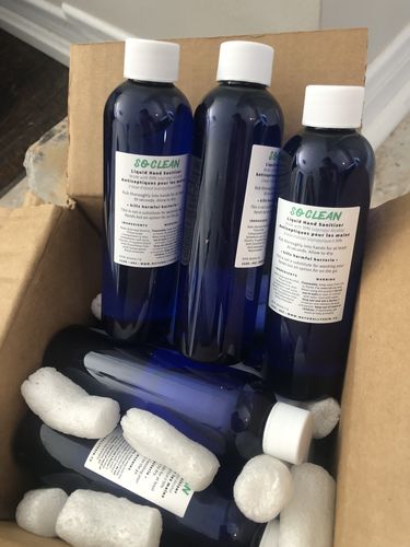 Customer photo review of So Clean Hand Sanitizer with Mister Spray