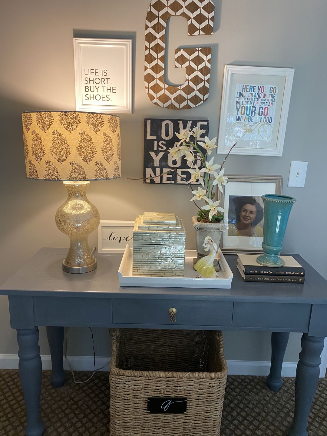 Customer photo review of Vanderbilt Gray - One Step Paint