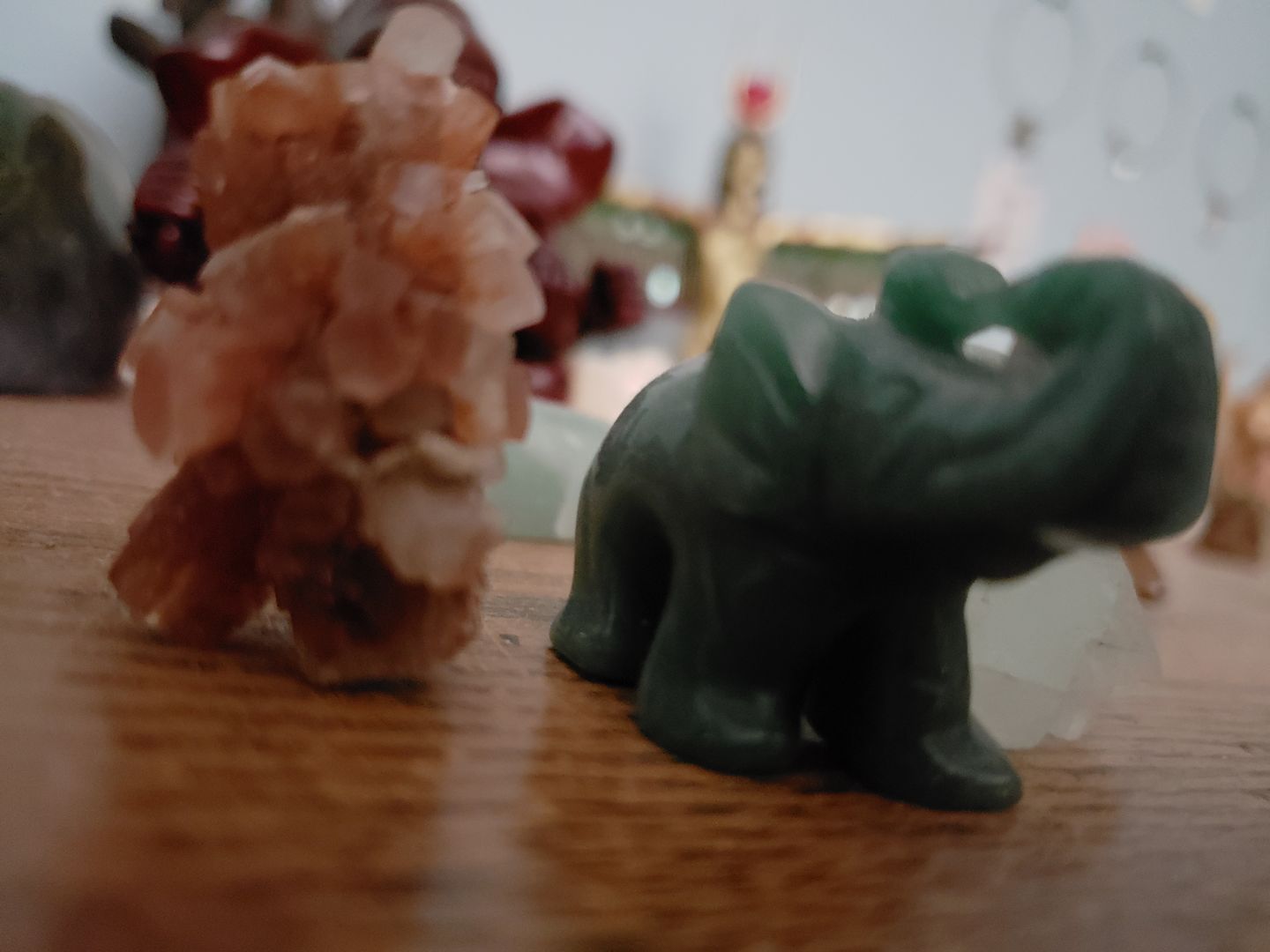 Customer photo review of Reiki Elephant Figurines