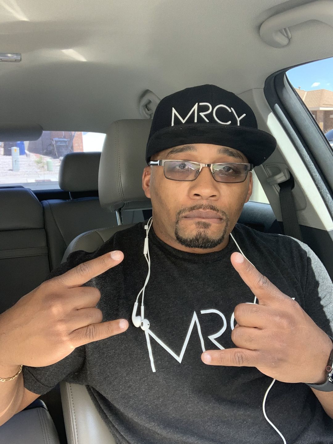 Customer photo review of MRCY - Black Snapback