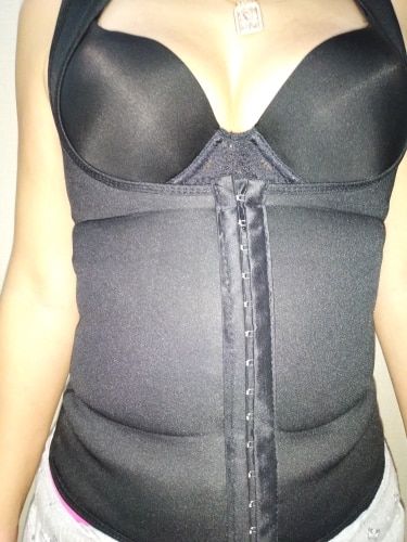 Customer photo review of Corset de Sudation Ventre Plat™