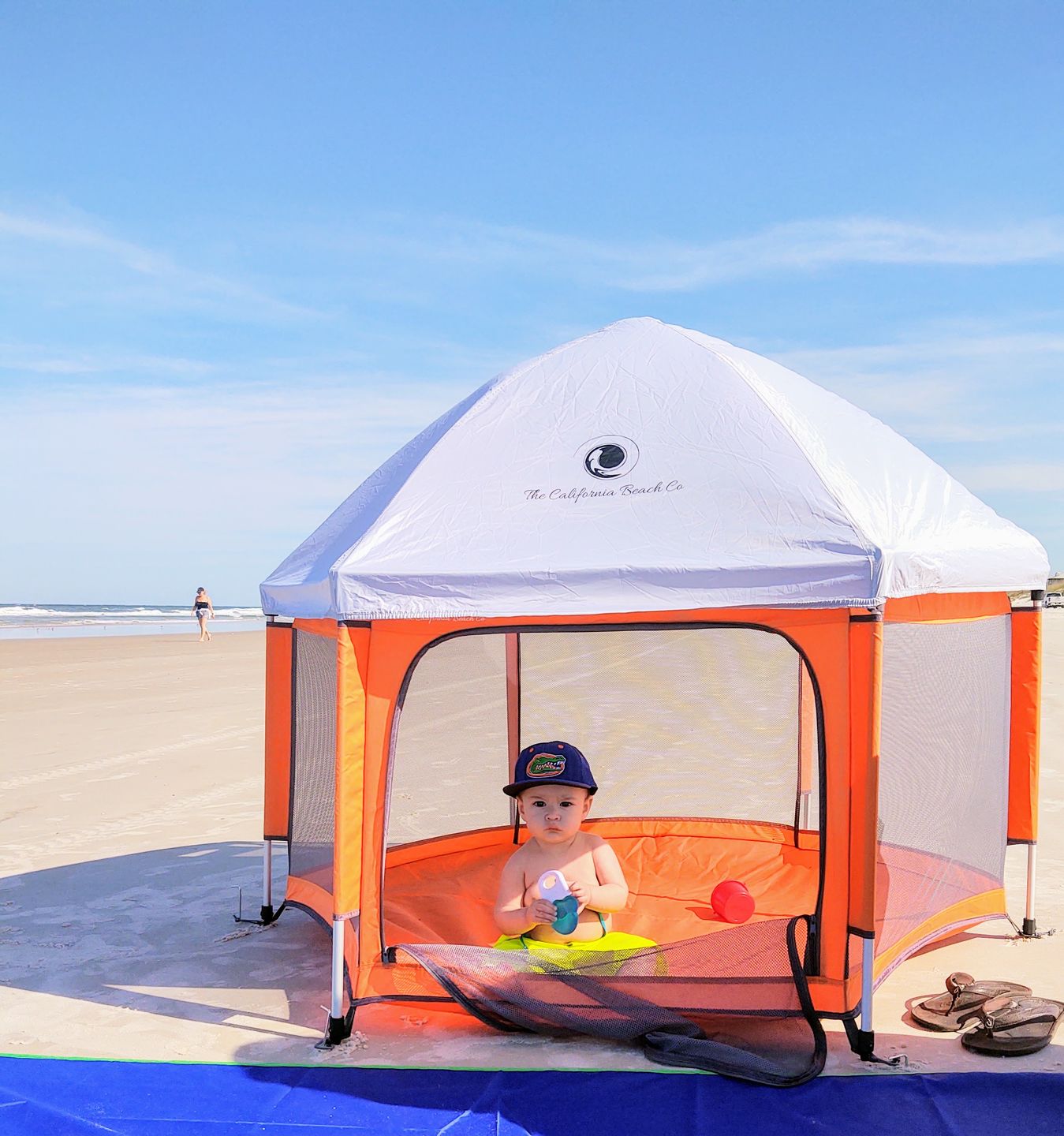 We love it! We bought the PopN'Go playpen hoping it would be easy for