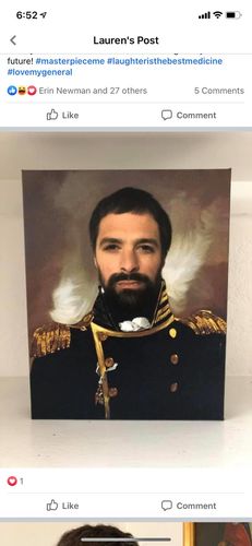 Customer photo review of The Admiral - Custom Canvas