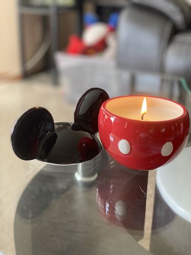 Customer photo review of DisneyÂ® Mickey Mouse Candle - Mickey Mouse Ring Collection