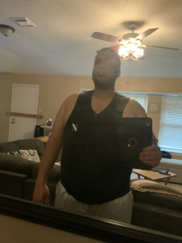 Customer photo review of Men's Zipper Neoprene Sauna Vest