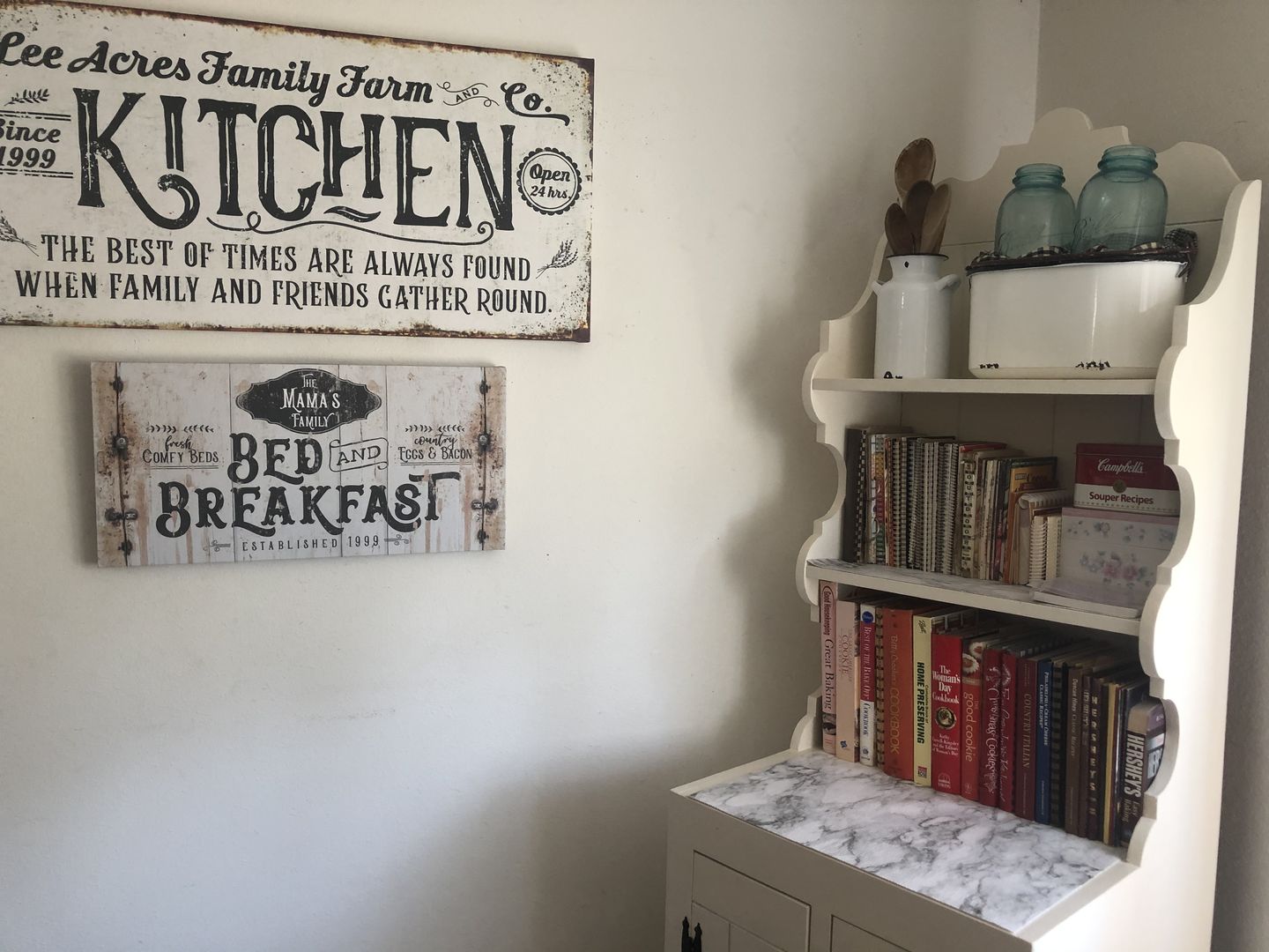 Customer photo review of Personalized-Kitchen Best of Times-Large Canvas(Not Printed on Metal)-Stretched on a Wood-Dining Room Kitchen- Housewarming or Wedding Gift