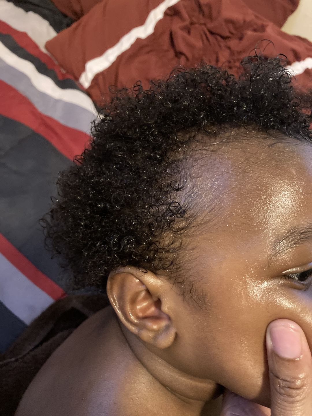Customer photo review of Avocado & Banana Deep Conditioner 12 oz.