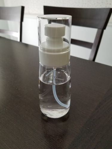 Customer photo review of liquid hand sanitizer
