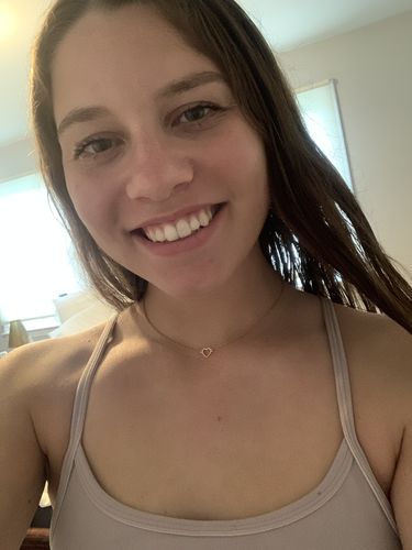 Customer photo review of 'You're So Loved' Gold-Plated Lumiela Necklace
