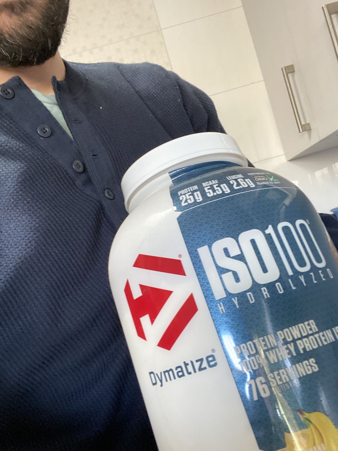 Customer photo review of Dymatize ISO100 Hydrolyzed Proteina Hidrolizada 5 Lb