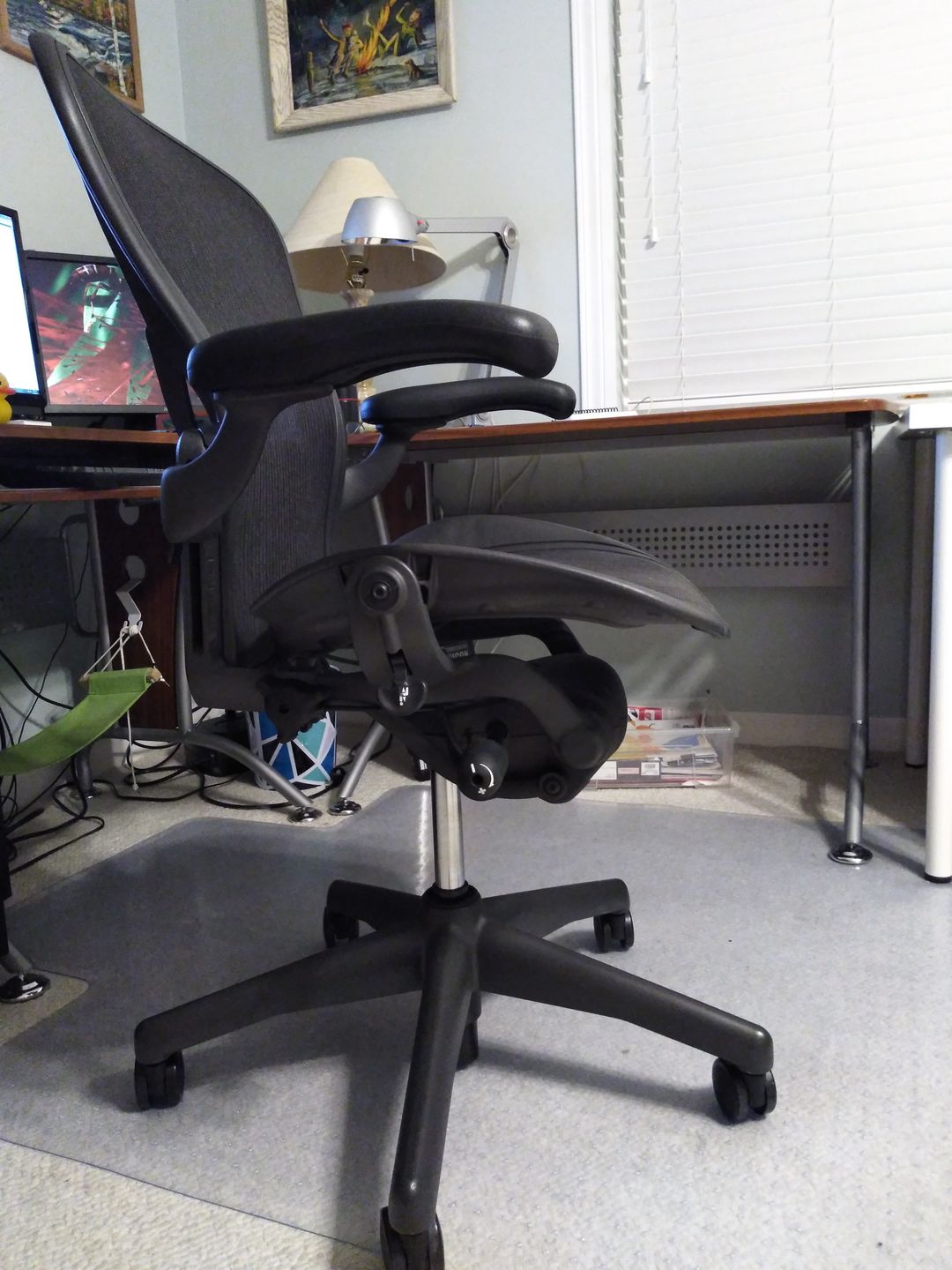 Customer photo review of Classic Aeron Chair | Black | Size B (Renewed)