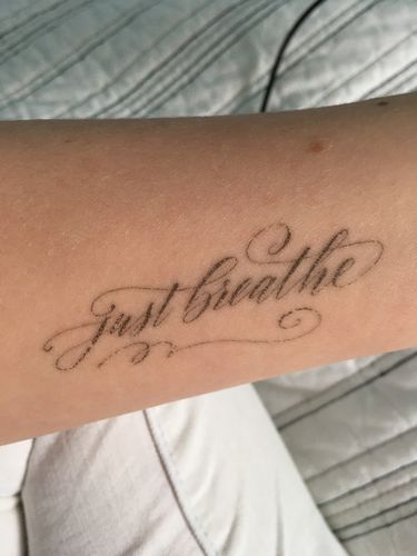 Customer photo review of Just Breathe by Heather Bloem
